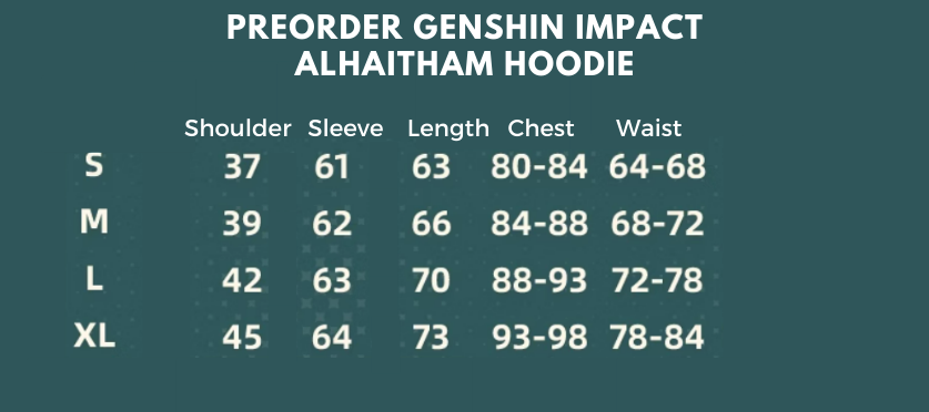 PREORDER Genshin Impact Alhaitham Hoodie