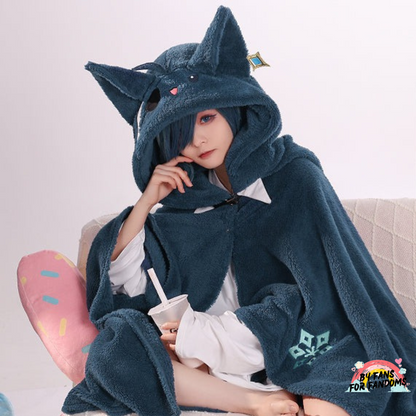 PREORDER Genshin Impact Furry Blanket Cape