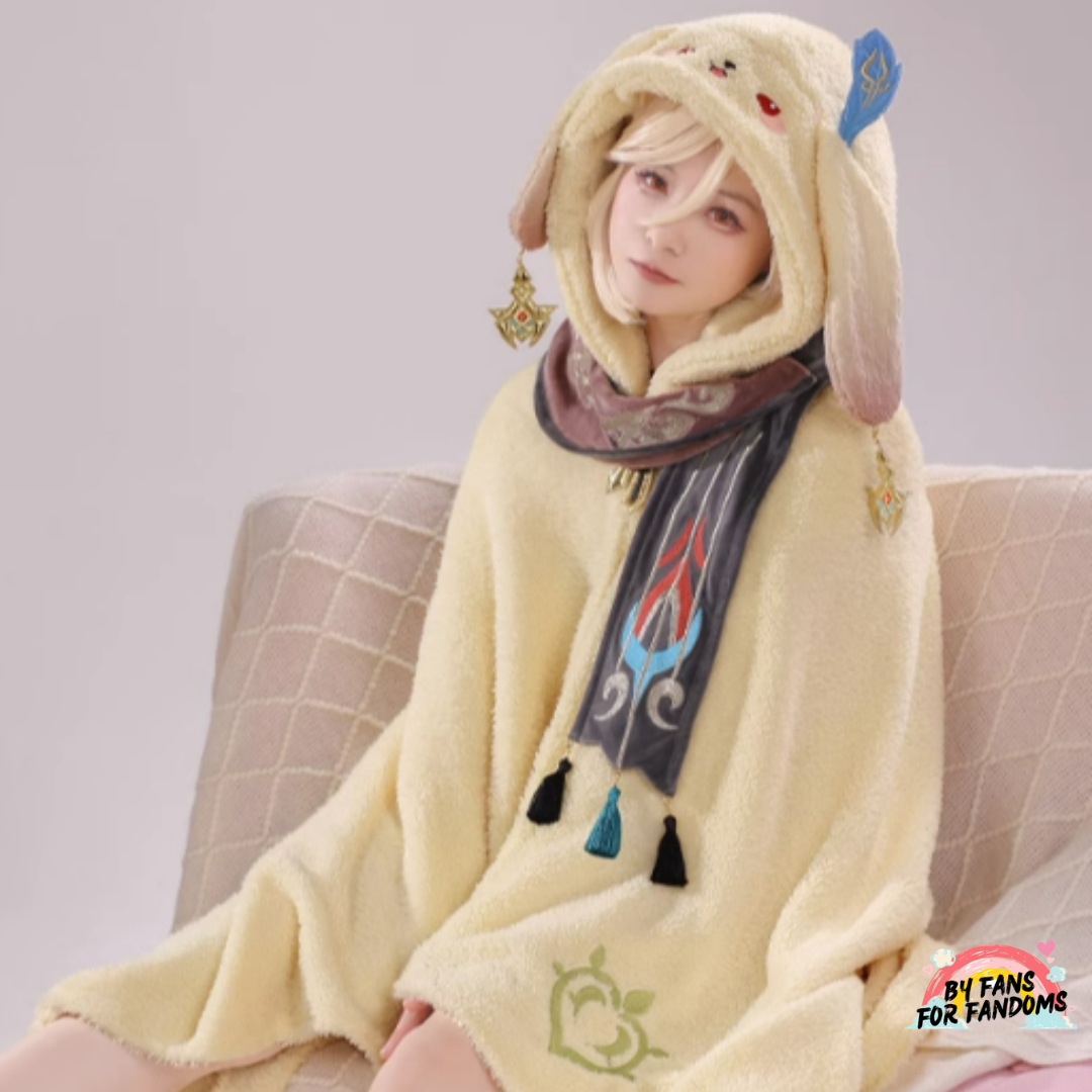 PREORDER Genshin Impact Furry Blanket Cape