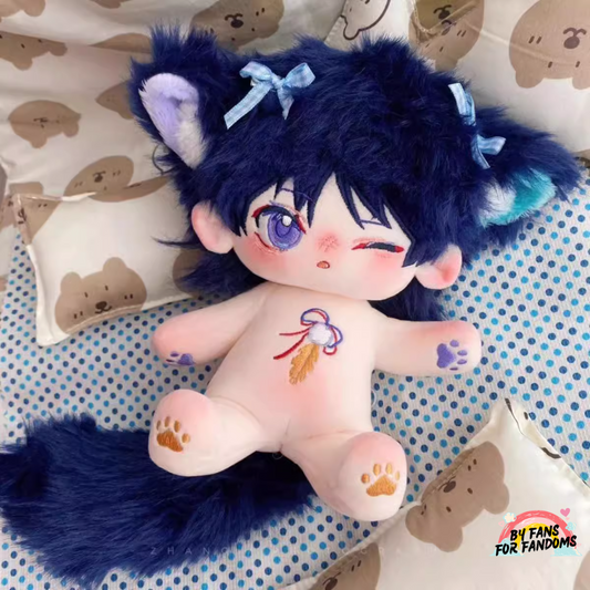 Muñeco de peluche con personaje animal Scaramouche Genshin Impact