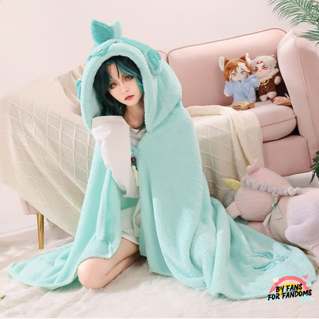 PREORDER Genshin Impact Furry Blanket Cape