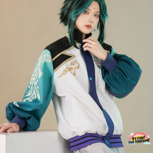 RESERVA Genshin Impact Chaqueta del personaje Xiao