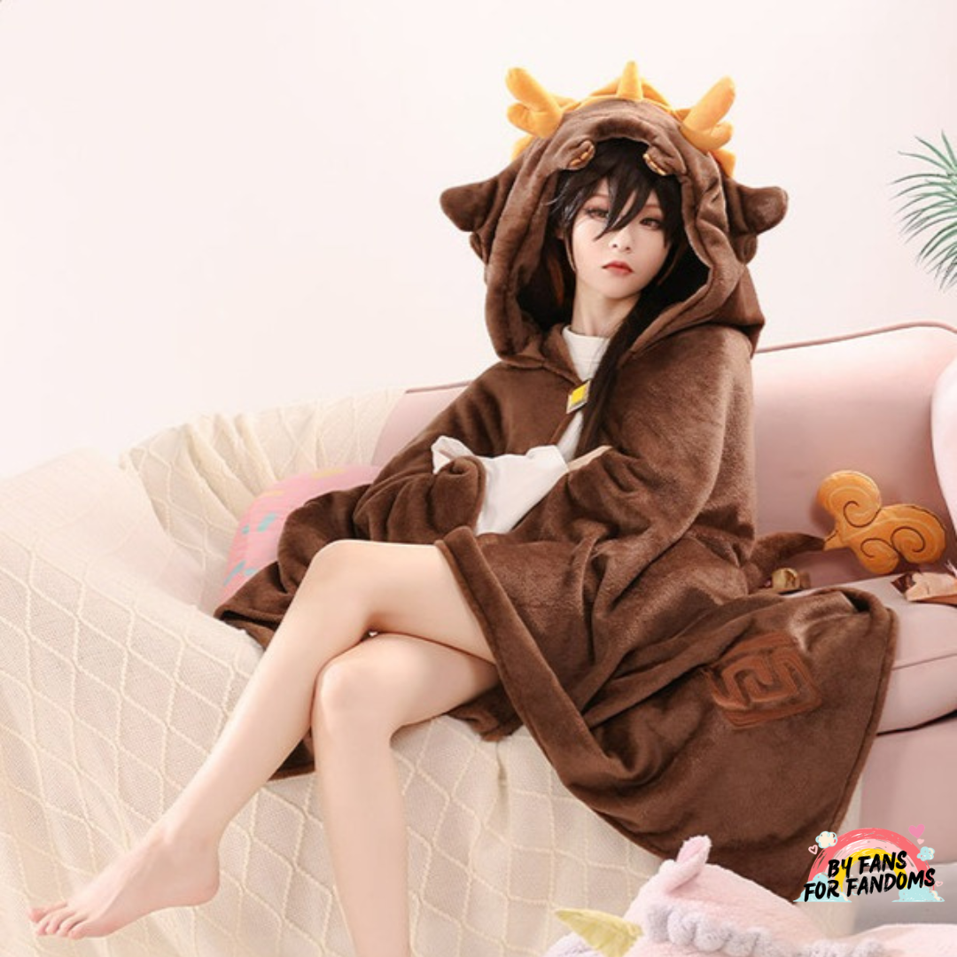 PREORDER Genshin Impact Furry Blanket Cape