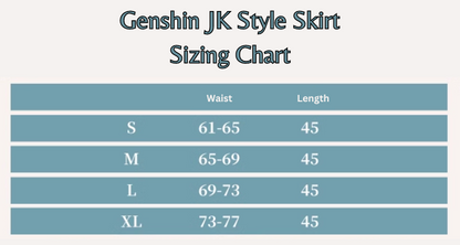 PREORDER Genshin Impact JK Style Skirt