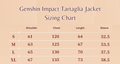 PREORDER Genshin Impact Zhongli Tartaglia Outerwear