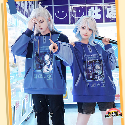 PREORDER Genshin Impact Neuvillette and Furina Hoodie