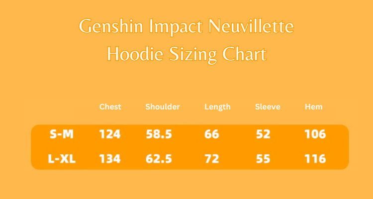 PREORDER Genshin Impact Neuvillette and Furina Hoodie