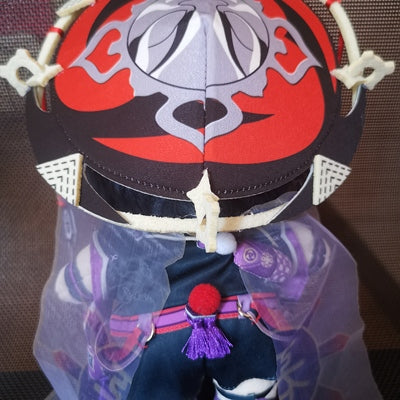 Muñeco de peluche con personaje Scaramouche de Genshin Impact