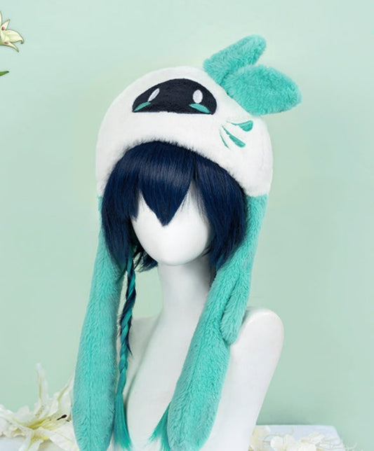 Genshin Impact Venti Barbatos Gorro de invierno peludo