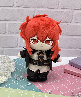 Genshin Impact Diluc Character Plush Doll