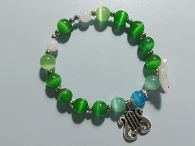 Genshin Impact Venti Inspired Crystal Beaded Bracelet