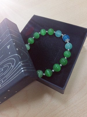 Genshin Impact Venti Inspired Crystal Beaded Bracelet