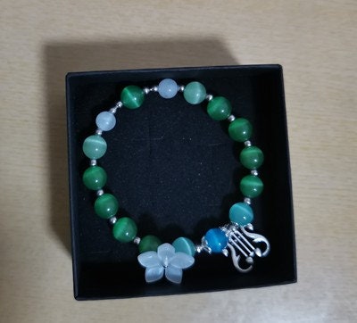 Genshin Impact Venti Inspired Crystal Beaded Bracelet